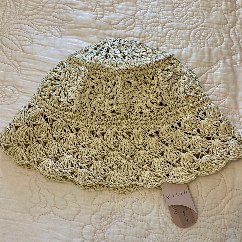 Cream Wyeth Crochet Sun Hat